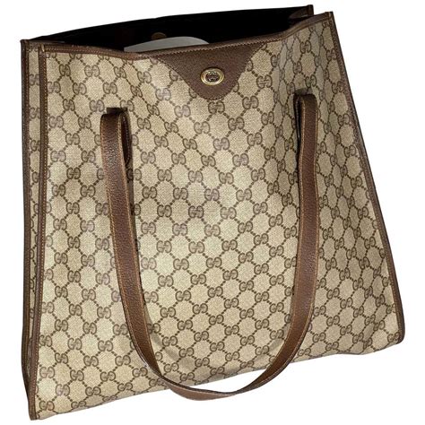 gucci vintage large shopper bag|gucci clear tote bag.